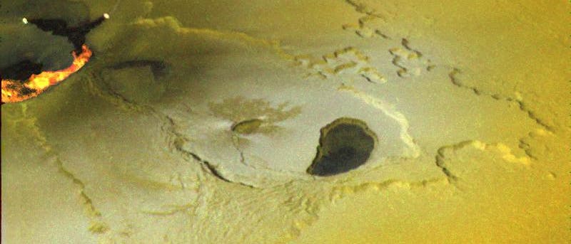 Vulkanausbruch auf Jupitermond Io Vulkanausbruch auf Jupitermond Io