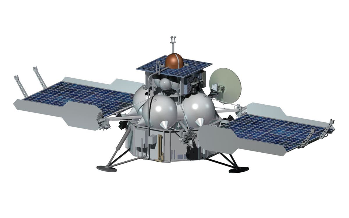 Der Landeapparat von Phobos-Grunt