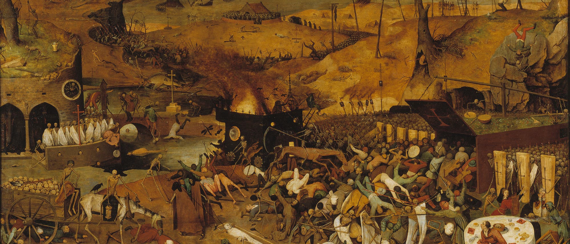 Gemälde von Pieter Bruegel dem Älteren: Der Triumph des Todes Gemälde von Pieter Bruegel dem Älteren: Der Triumph des Todes
