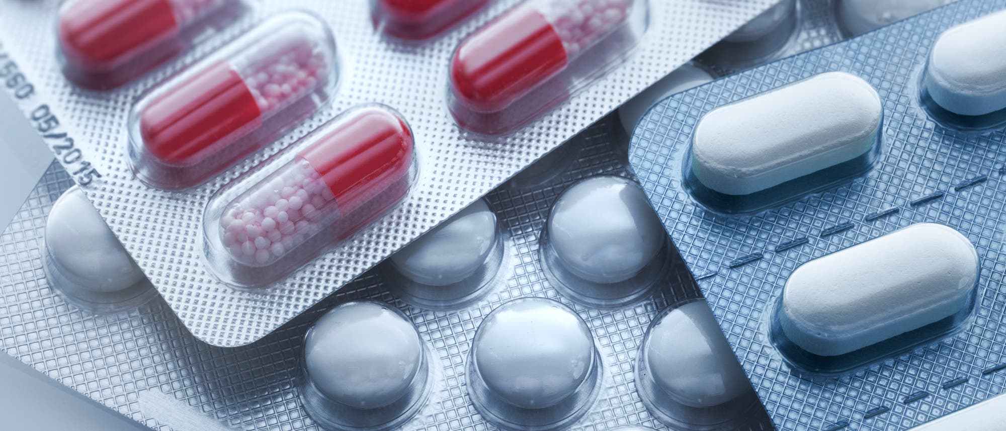 Verschiedene Tabletten und Pillen Verschiedene Tabletten und Pillen