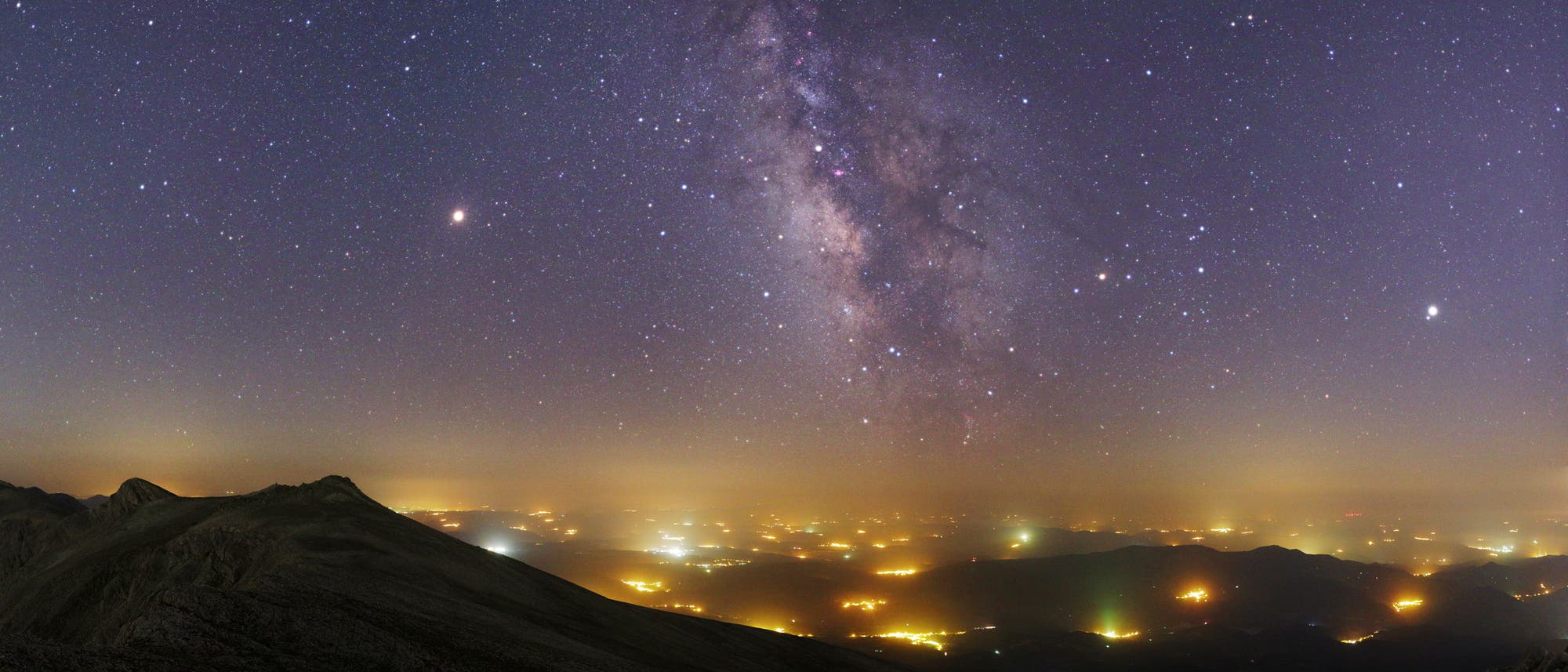 Mars, Jupiter und Saturn über dem Uludag Mars, Jupiter und Saturn über dem Uludag