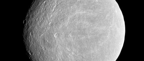 Der Saturnmond Rhea Der Saturnmond Rhea