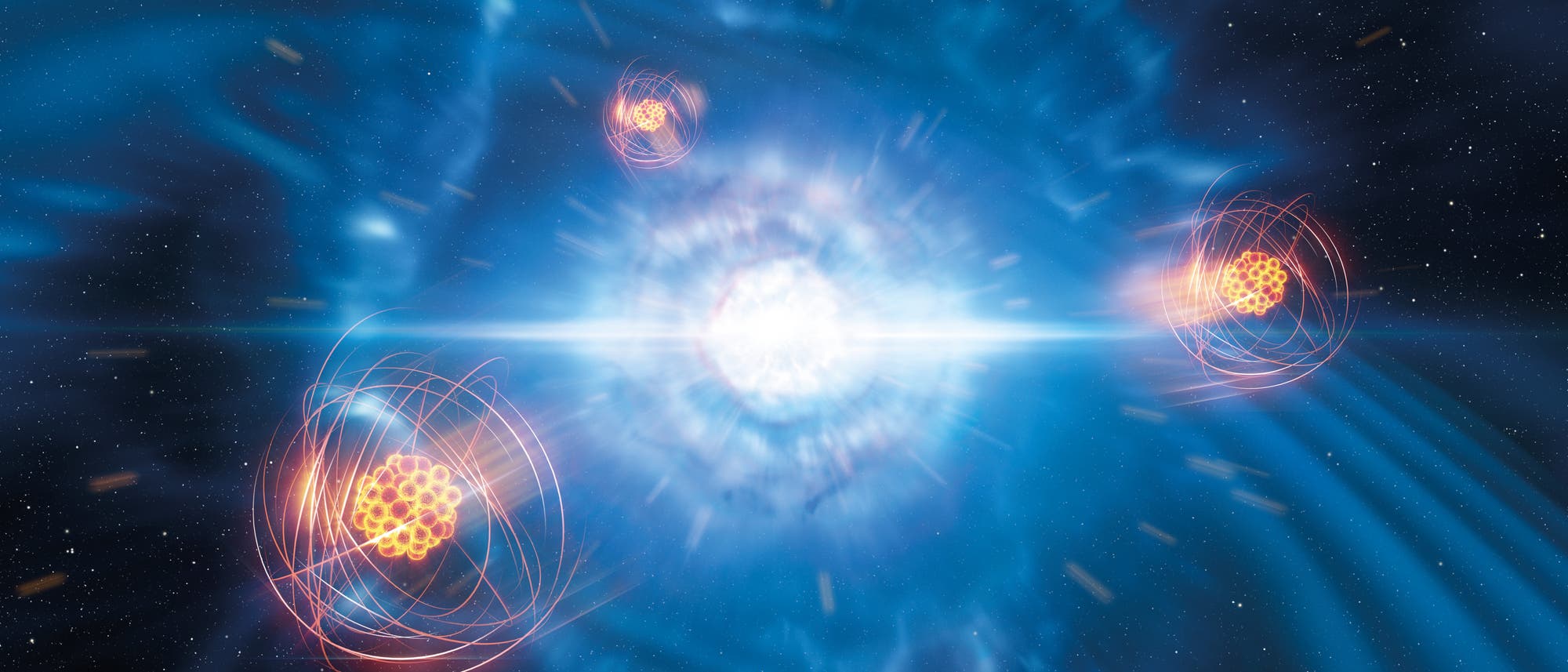 Verschmelzung zweier Neutronensterne Verschmelzung zweier Neutronensterne