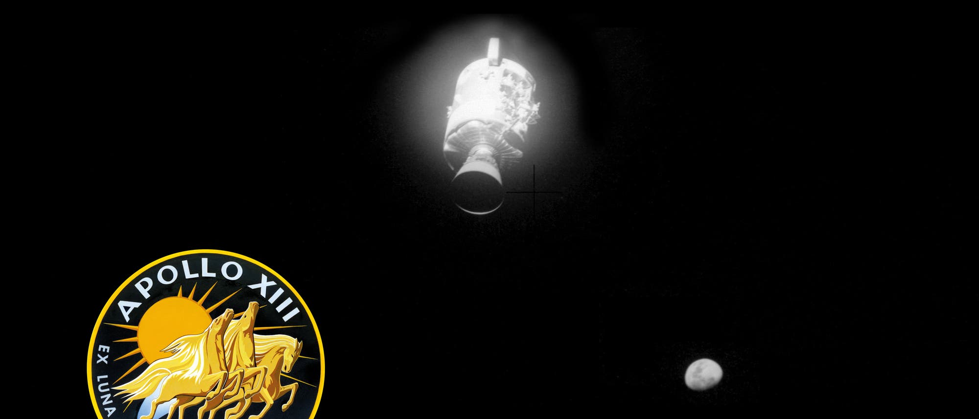 Abtrennung des beschädigten Service Moduls der Apollo 13 Mission Abtrennung des beschädigten Service Moduls der Apollo 13 Mission