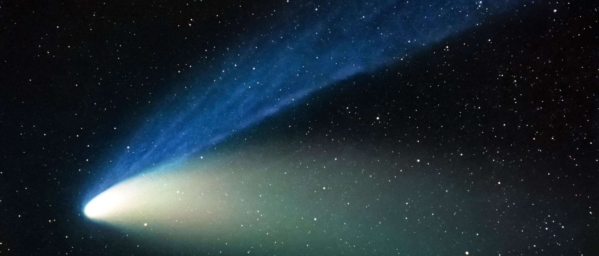 Am 11. April 1997, nach der größten Annäherung an die Erde, nahm Sebastian Voltmer den bläulichen Gasschweif und den hellen Staubschweif auf. Der dunkle Himmel über der Hochebene der Sternwarte Peterberg im nördlichen Saarland ermöglichte dieses Bild. Am 11. April 1997, nach der größten Annäherung an die Erde, nahm Sebastian Voltmer den bläulichen Gasschweif und den hellen Staubschweif auf. Der dunkle Himmel über der Hochebene der Sternwarte Peterberg im nördlichen Saarland ermöglichte dieses Bild.