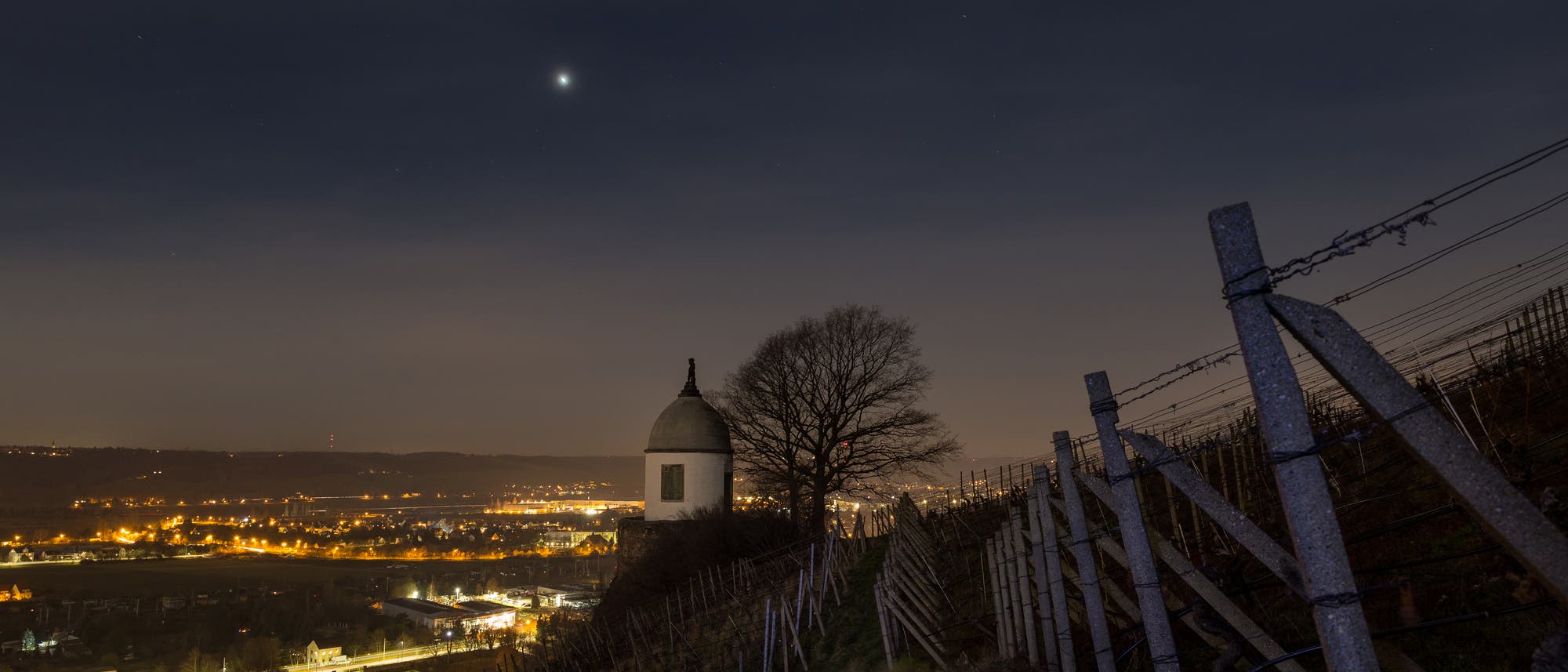 Venus über Radebeul Venus über Radebeul