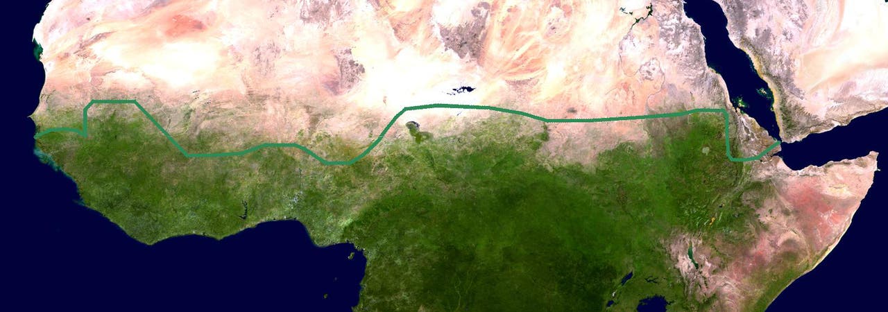 Afrika Grüne Mauer