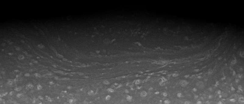 Der hohe Norden des Ringplaneten Saturn Der hohe Norden des Ringplaneten Saturn