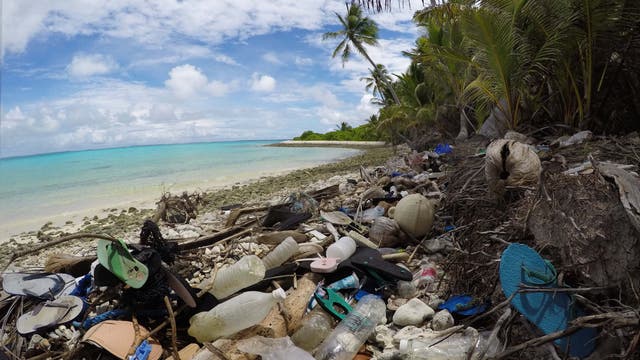 Müll auf den Kokosinseln