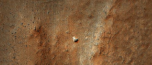 Marsrover Spirit aus dem Orbit Marsrover Spirit aus dem Orbit