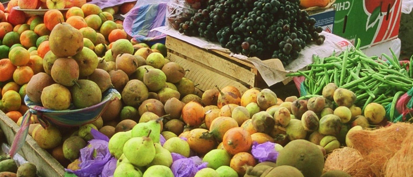 Obststand in Ecuador Obststand in Ecuador