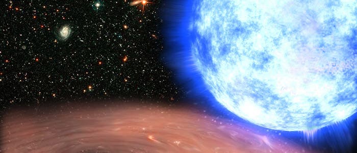 Eine Ia-Supernova entsteht Eine Ia-Supernova entsteht