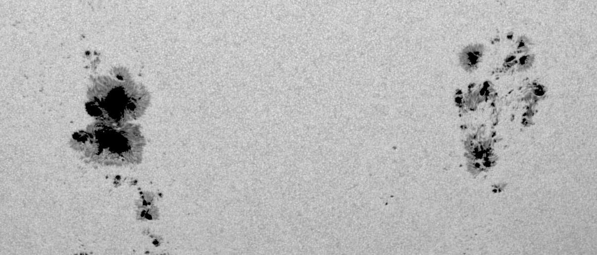 Jahresauftakt mit großen Flecken Jahresauftakt mit großen Flecken