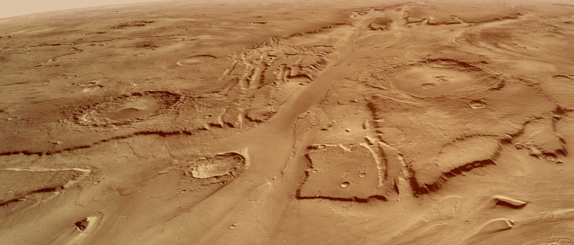 Kasei Valles auf der Marsoberfläche