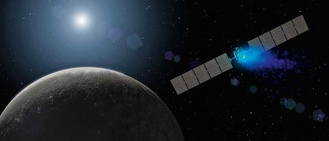 Raumsonde Dawn in der Umlaufbahn des Zwergplaneten Ceres Raumsonde Dawn in der Umlaufbahn des Zwergplaneten Ceres