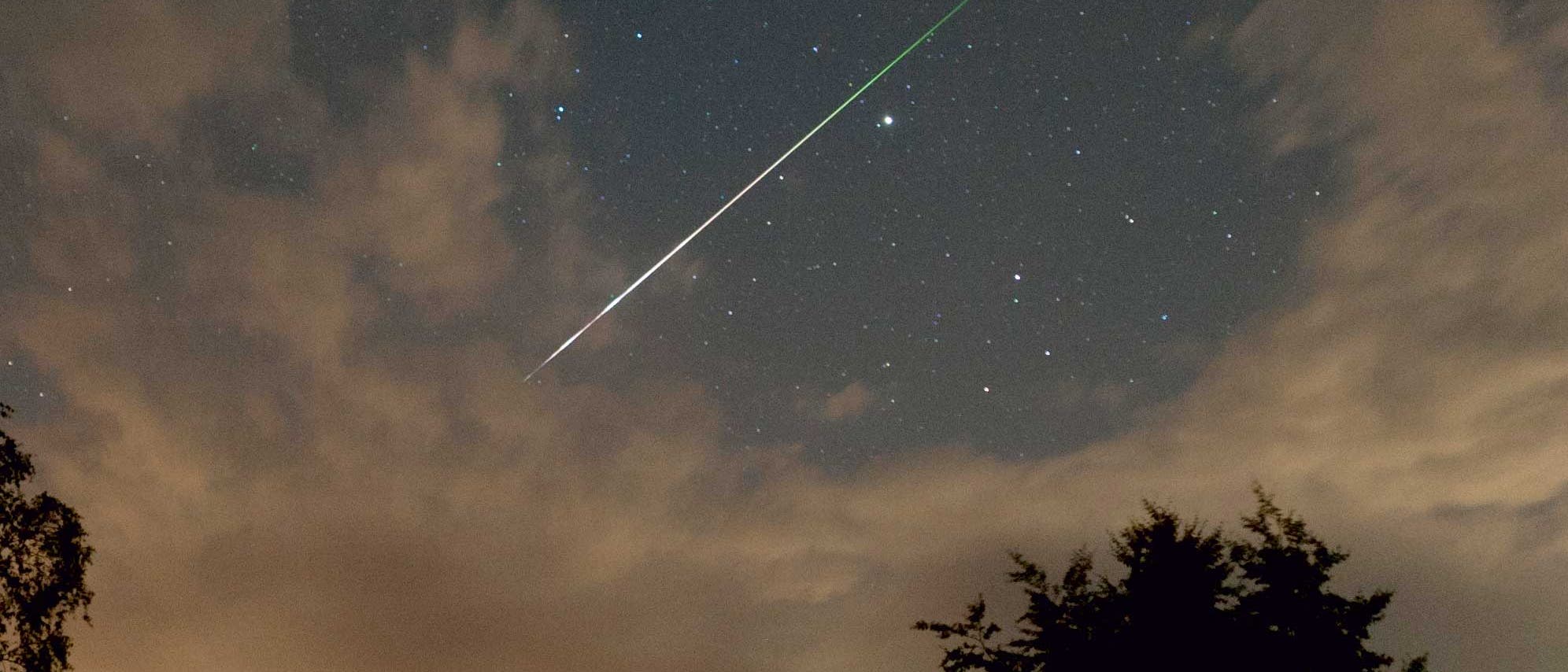 Heller Perseiden-Meteor 2013 Heller Perseiden-Meteor 2013