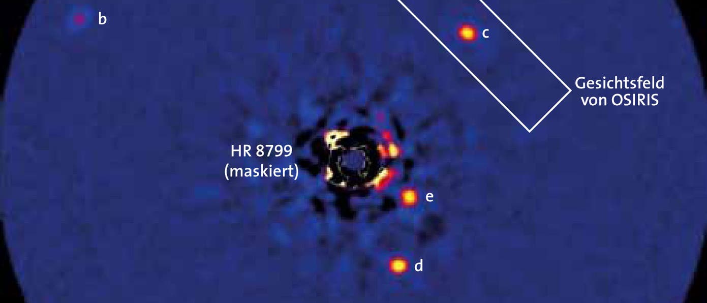Die vier Planeten von HR 8799 Die vier Planeten von HR 8799