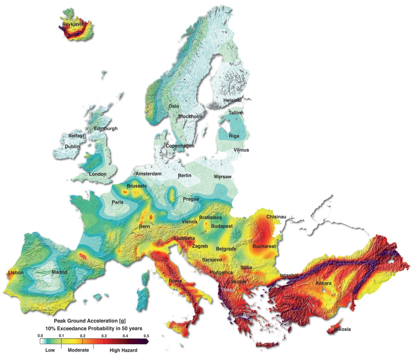 Gefahrengebiete: Europas tektonische Schwäche- und Sicherheitszonen