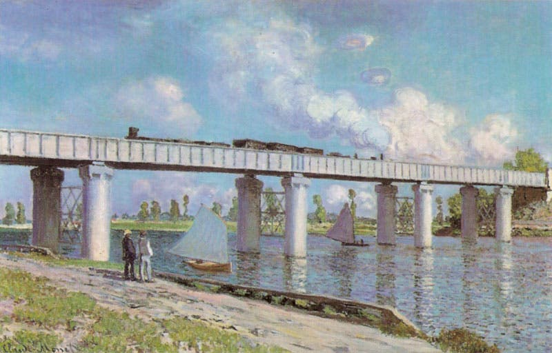 "Die Eisenbahnbrücke von Argenteuil" ...