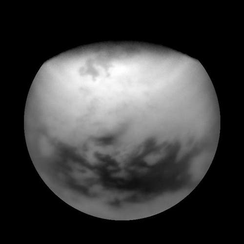 Die Nordpolregion von Titan