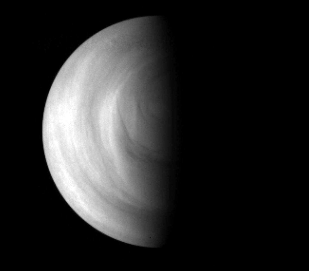 Die Tag-Nacht-Grenze der Venus