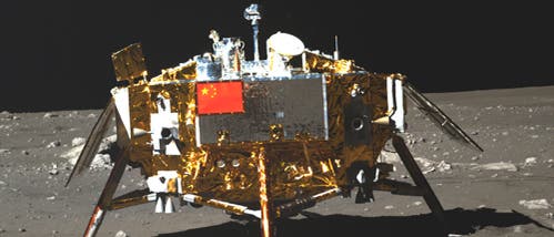 Chang'e-3 aus Sicht von Yutu II Chang'e-3 aus Sicht von Yutu II