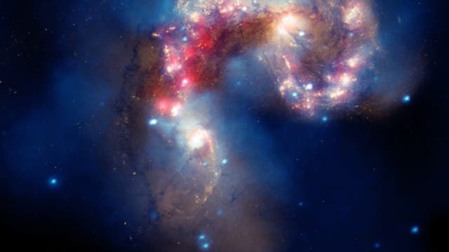 Galaxien Kollision