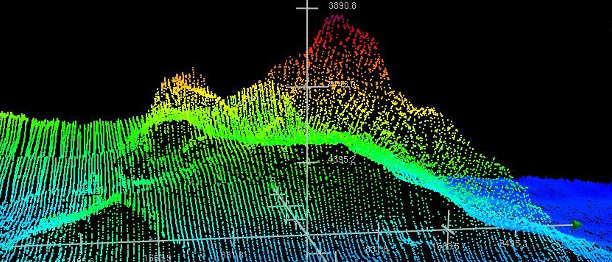 3D-Aufnahme des Tamu-Massivs 3D-Aufnahme des Tamu-Massivs