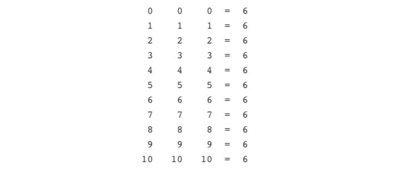 hemmes mathematische ratsel elfmal die sechs spektrum der wissenschaft