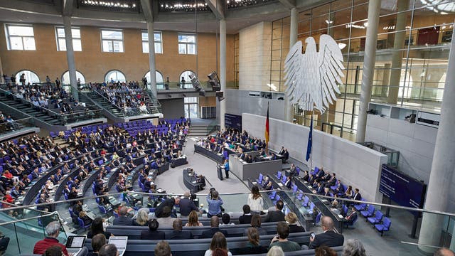 Debatte im Plenum des Bundestags.