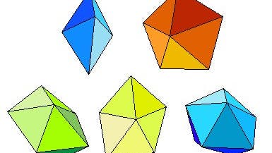 Fünf merkwürdige Dreieckskörper