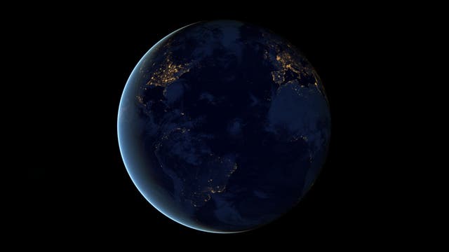 Erde bei Nacht