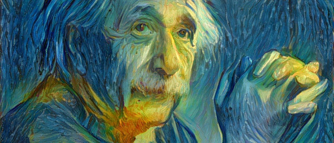 Albert Einstein nach Vincent van Gogh Albert Einstein nach Vincent van Gogh