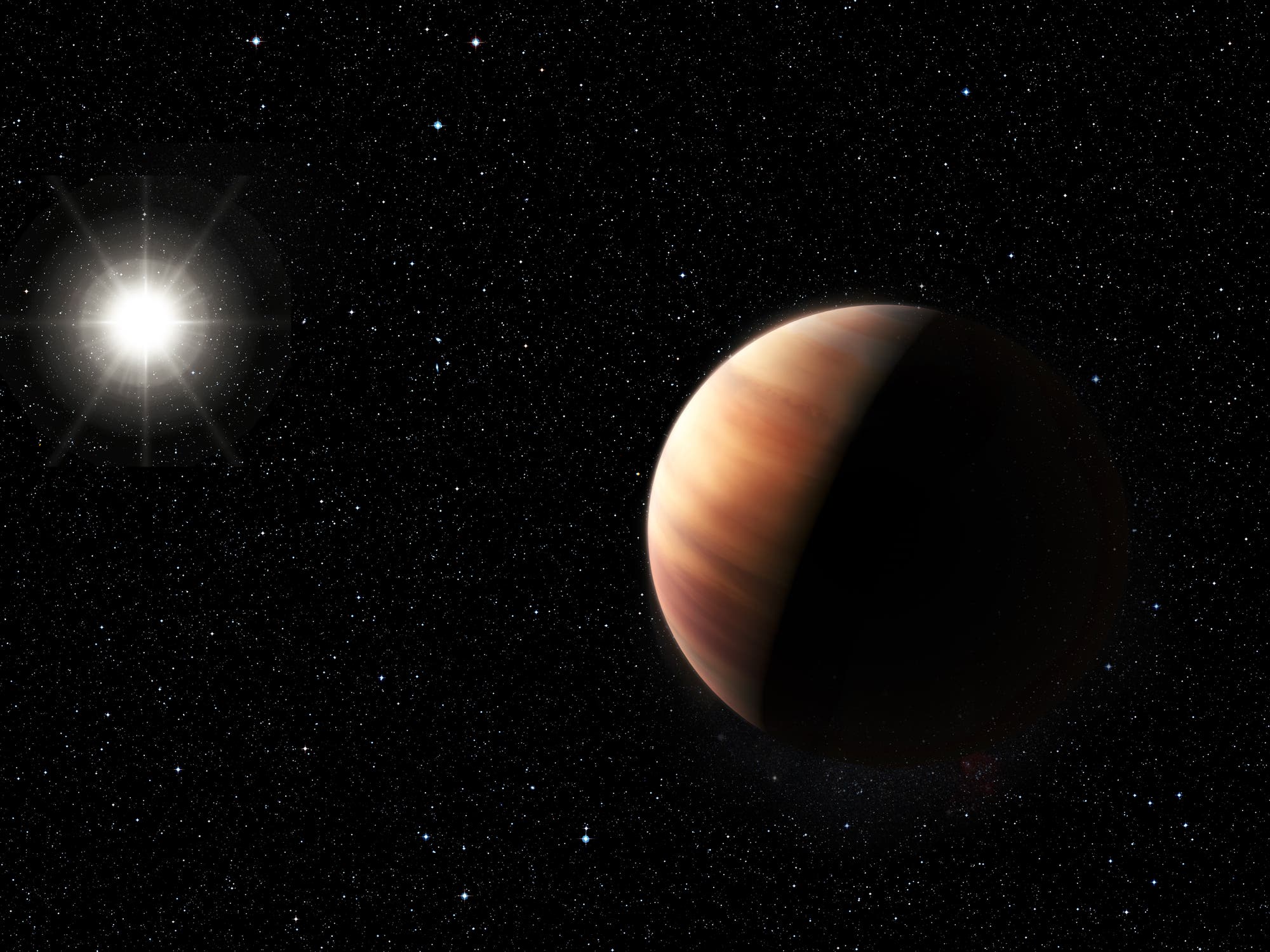Planet im Umlauf um HIP 11915 (künstlerische Darstellung)