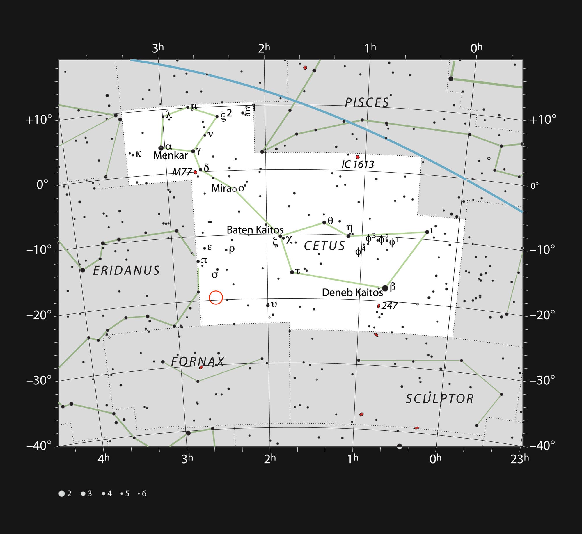 Die Position von HIP 11915 (Himmelskarte)