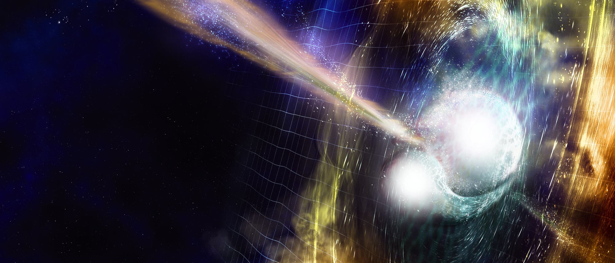 Verschmelzende Neutronensterne Verschmelzende Neutronensterne
