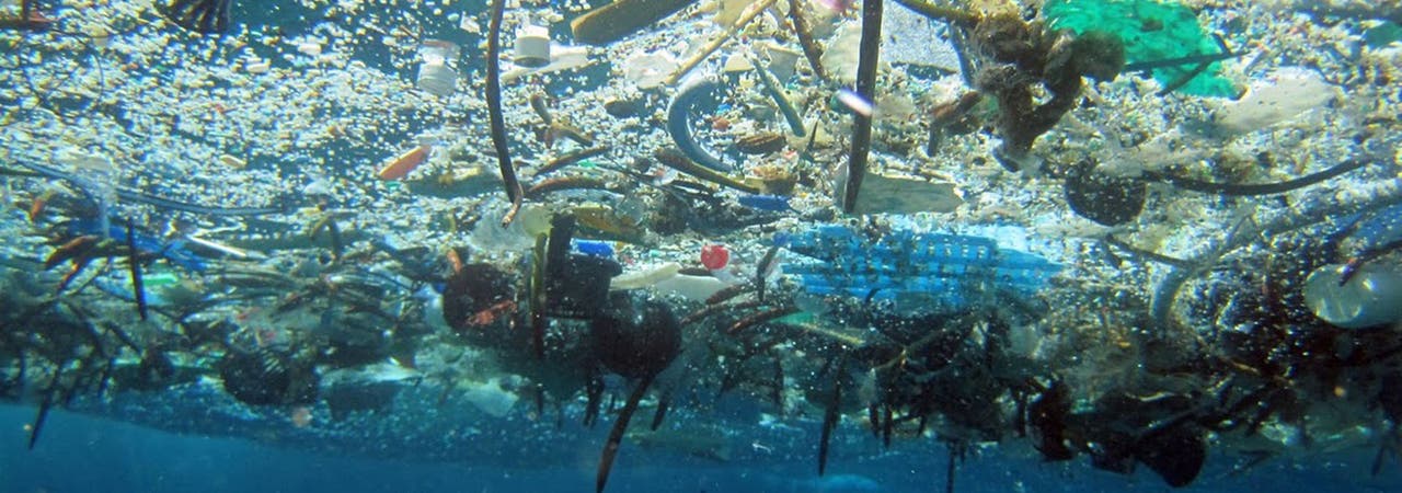 Plastikmüll im Ozean