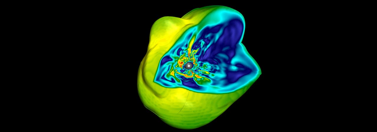 Simulation einer Supernova