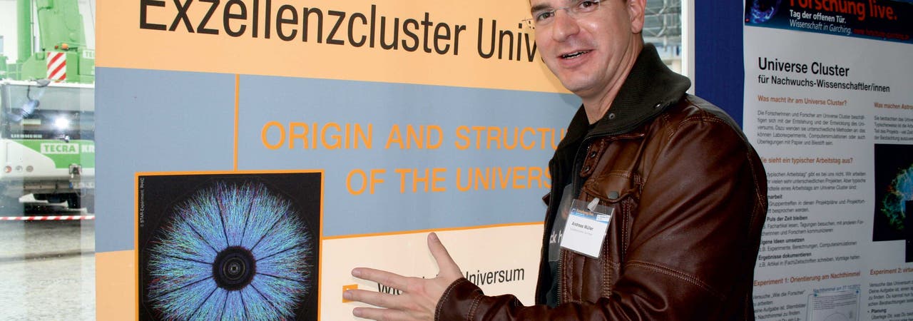 Andreas Müller, Koordinator am Exzellenzcluster Universe in Garching