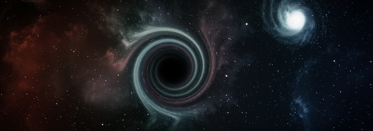 Ein Schwarzes Loch im Weltall
