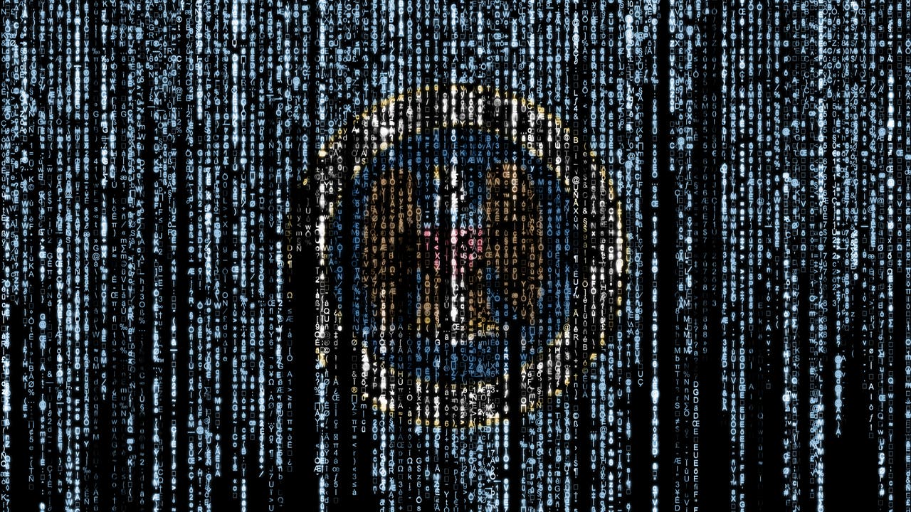 NSA-Logo vor dem Bildschirm
