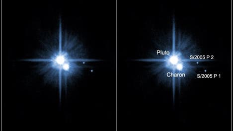 Pluto mit drei Monden