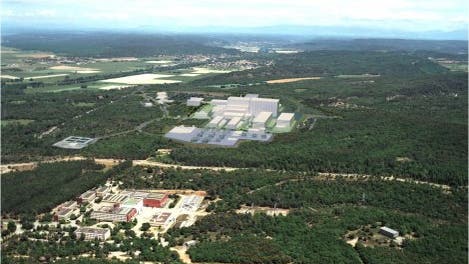 Der ITER-Standort in Cadarache