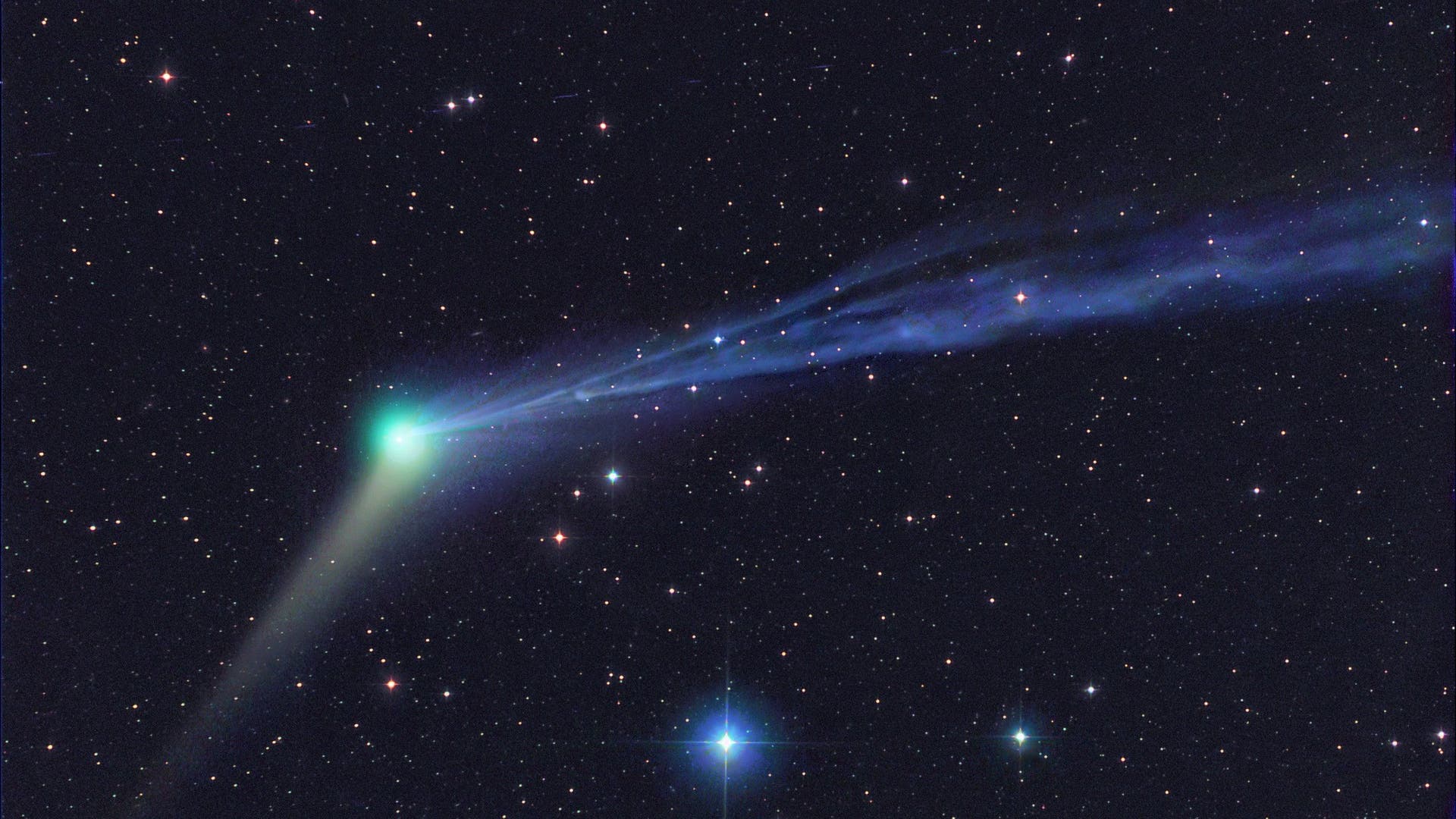 Komet Catalina am 6. Dezember 2015 (Aufnahme von Michael Jäger)