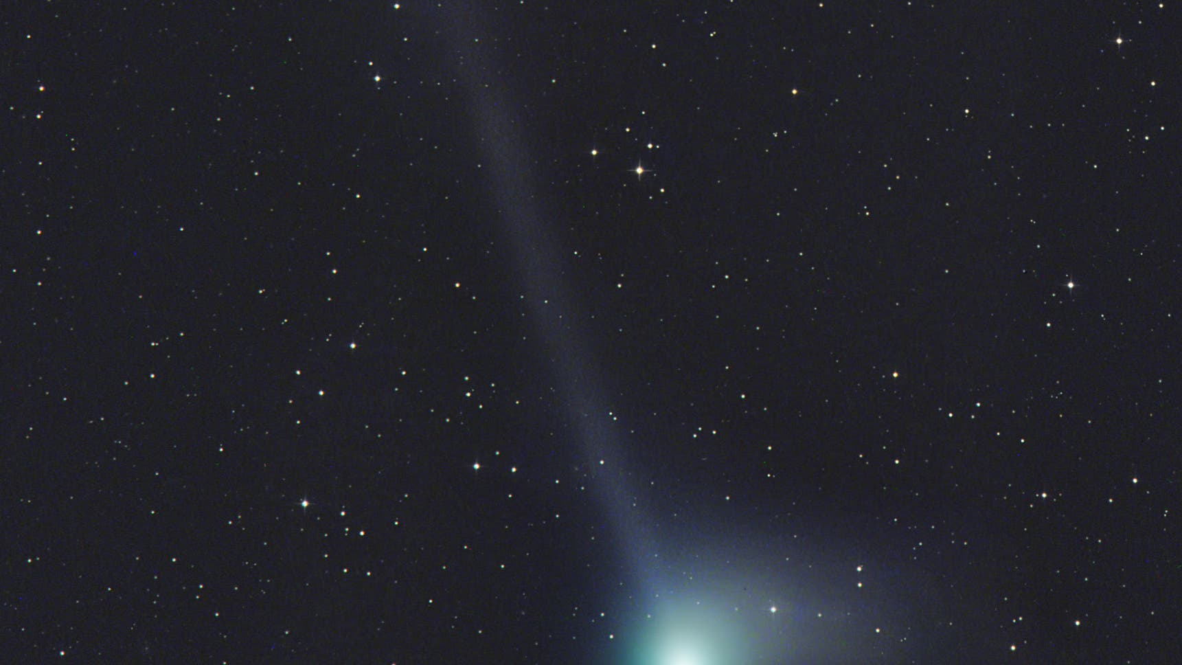 Komet Catalina am 8. Januar 2016 (Aufnahme von Gerald Rhemann)