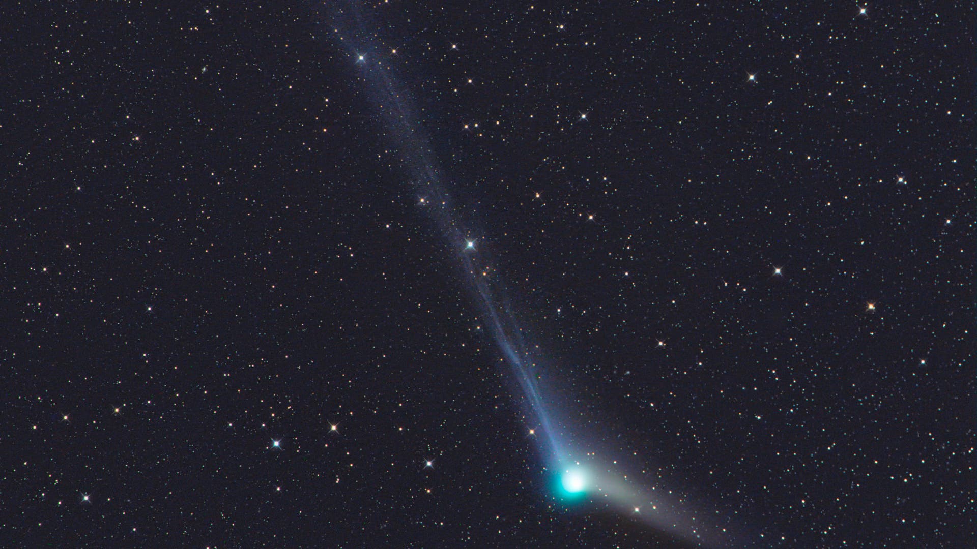 Komet Catalina am 20. Dezember 2015 (Aufnahme von Gerald Rhemann)