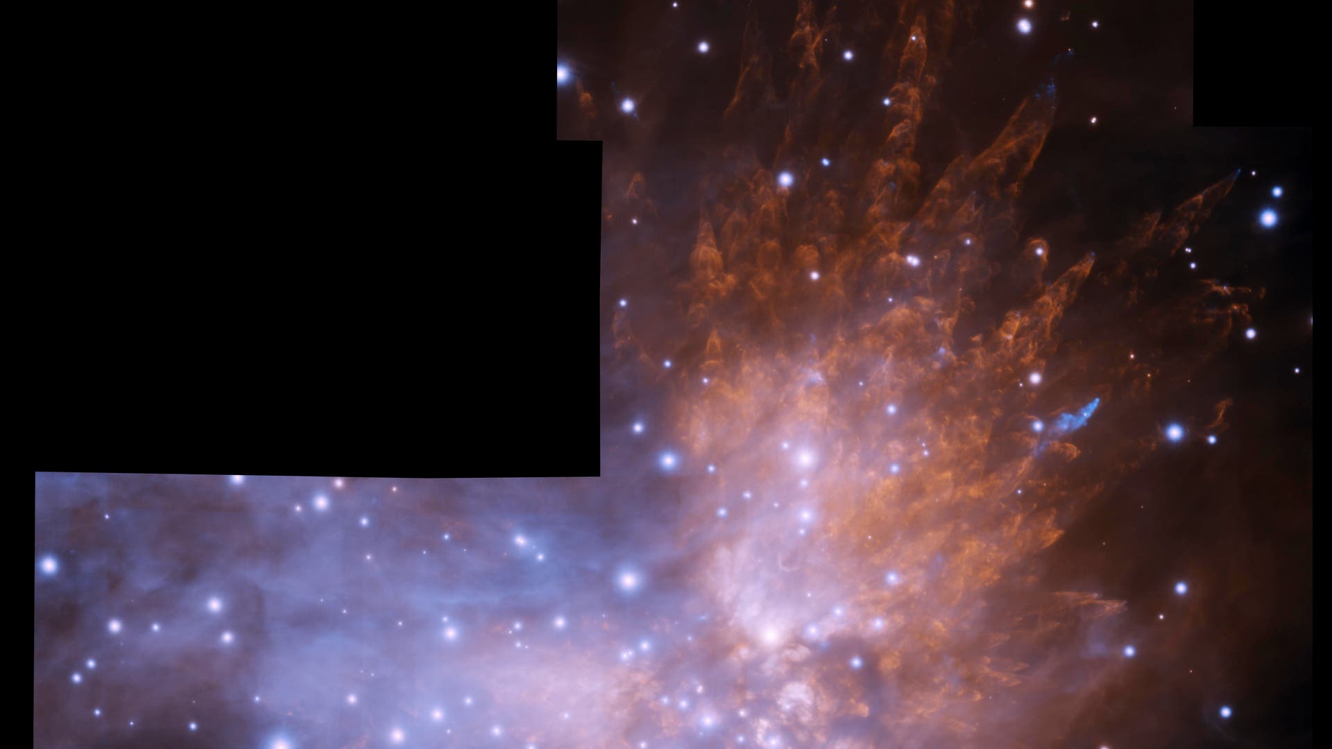Ausschnitt aus dem Orionnebel