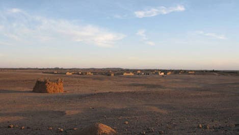 Das sudanesische Dorf al-Widay nahe des Nils