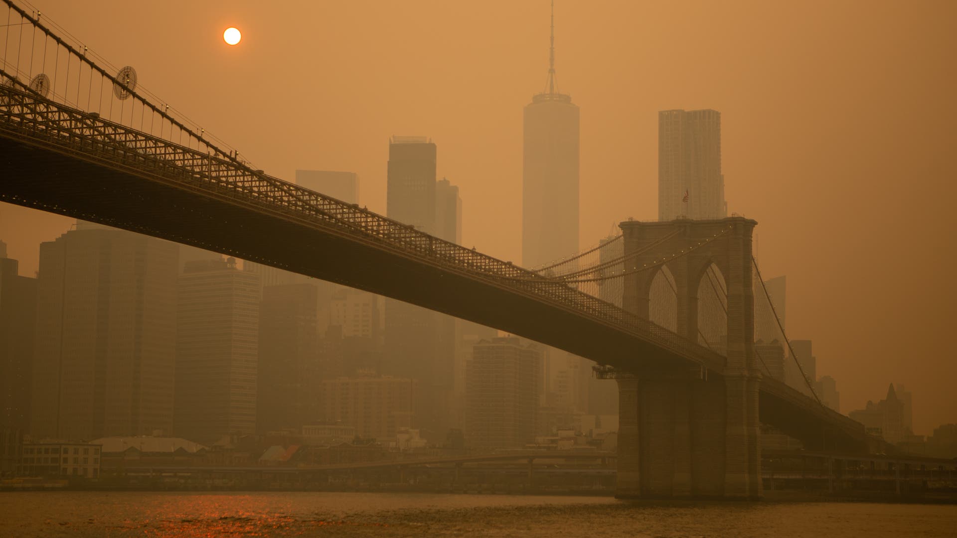 Bosbranden vervuilen steden met ozon