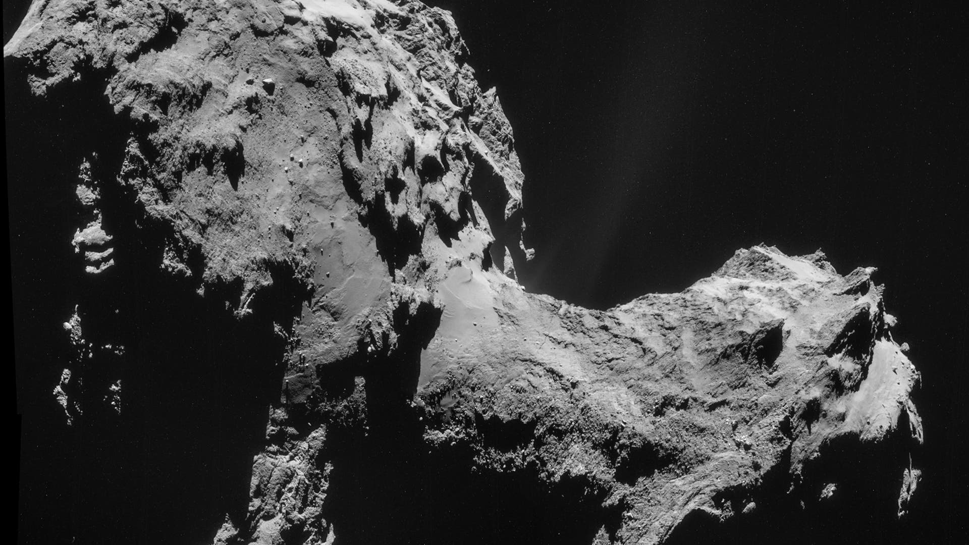 Komet 67P am 19. September 2014